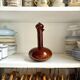 Brown glazed ceramic carafe