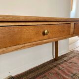 Farmhouse table with drawers