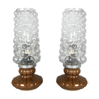 Pair of lamps, 70s