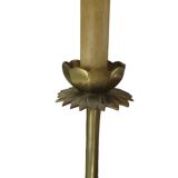 Gilt Bronze Floor Lamp Bamboo Model Baguès Style 1950-1970