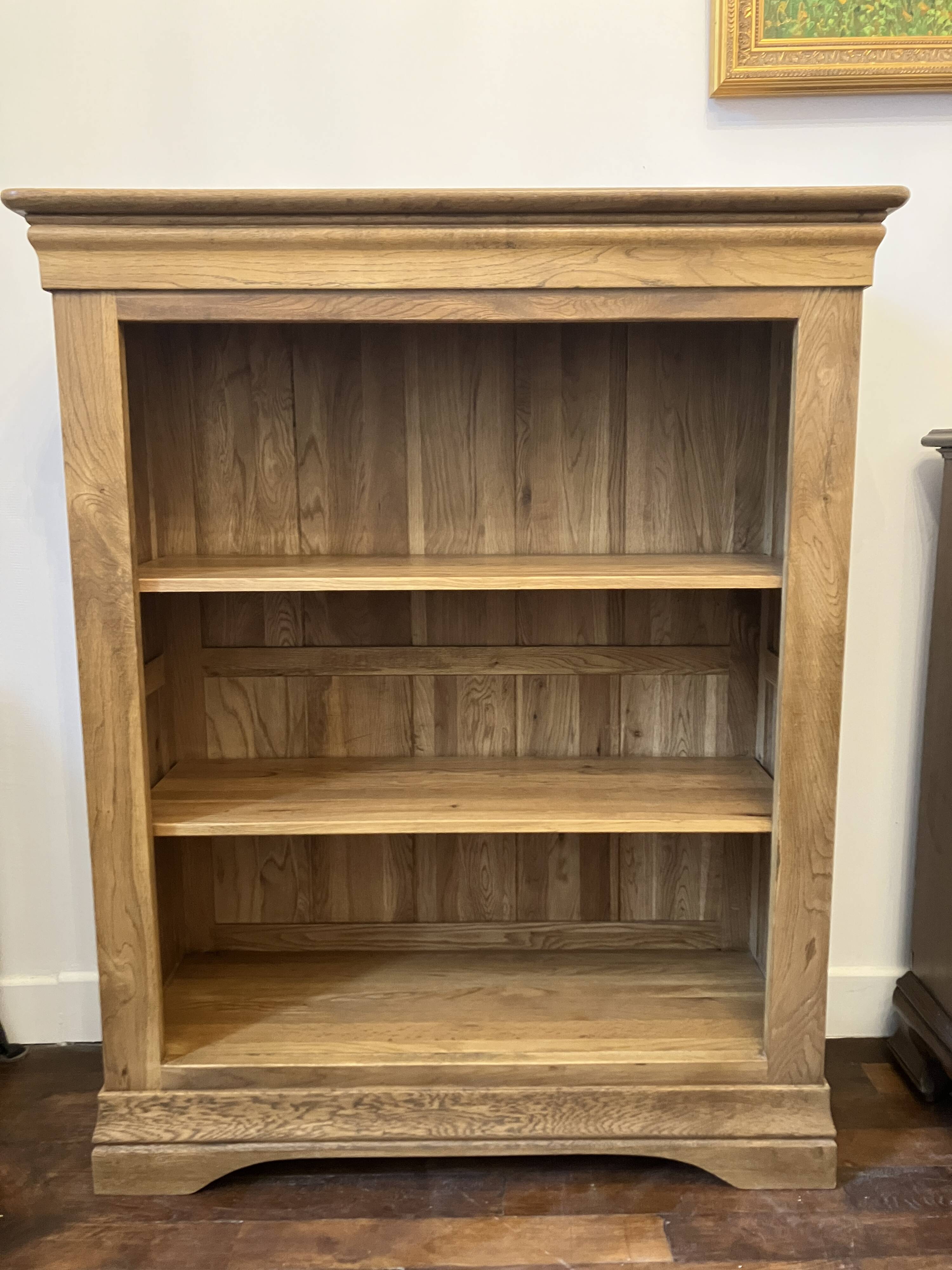 English Library in Solid Oak