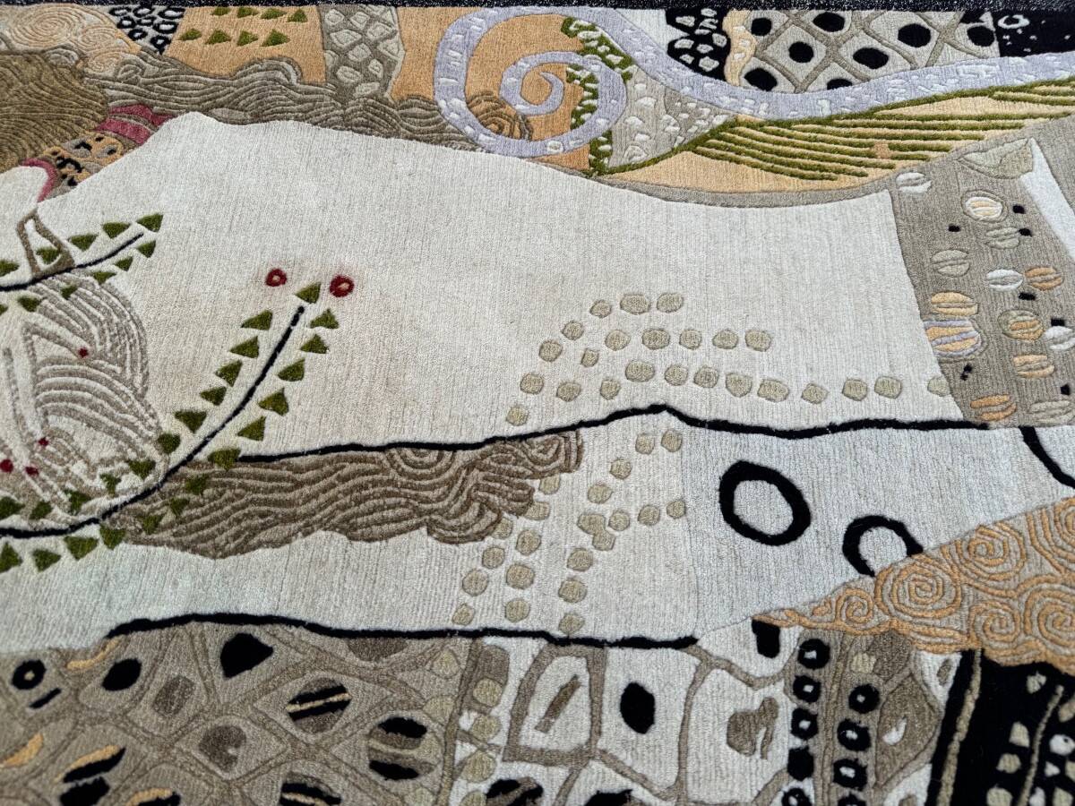 Water Serpent Rug by Gustav Klimt. 227x107 cm