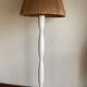 Lampadaire art déco 1950 bois et corde