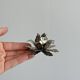Light metal flower candlestick
