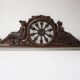 Breton Wall Mirror in Carved Oak, France, 1900s