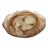 Sepia Cloud Glass Bowl or Centerpiece mod. Rotterdam by Walther & Sohne