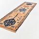 Tapis de couloir turc Orientel, orange délavé, bleu marine, 4 x 11, 105 x 339 cm, SK 23509