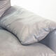 Cassina Lounge Chair 'Maralunga' by Vico Magistretti in Grey Leather 1970s