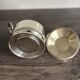Antique silver-plated sugar bowl