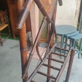 Cloakroom with bamboo coats