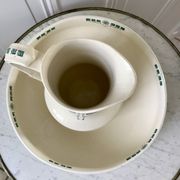 Toilet service in Iron Earth patterned "Brazza" 30-40s