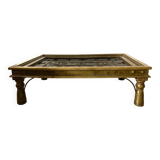 Table basse indienne, table basse ethnique