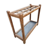 Porte-parapluie en bois vintage