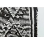 1970s Vintage Turkish Handmade Wool Cotton Gray Kilim Runner Rug 60x152