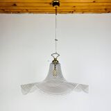 Suspended glass chandelier from Murano, Italy, 1970s.