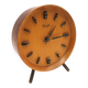 Rare original 60s mid century teak desk table clock by kienzle danish modern