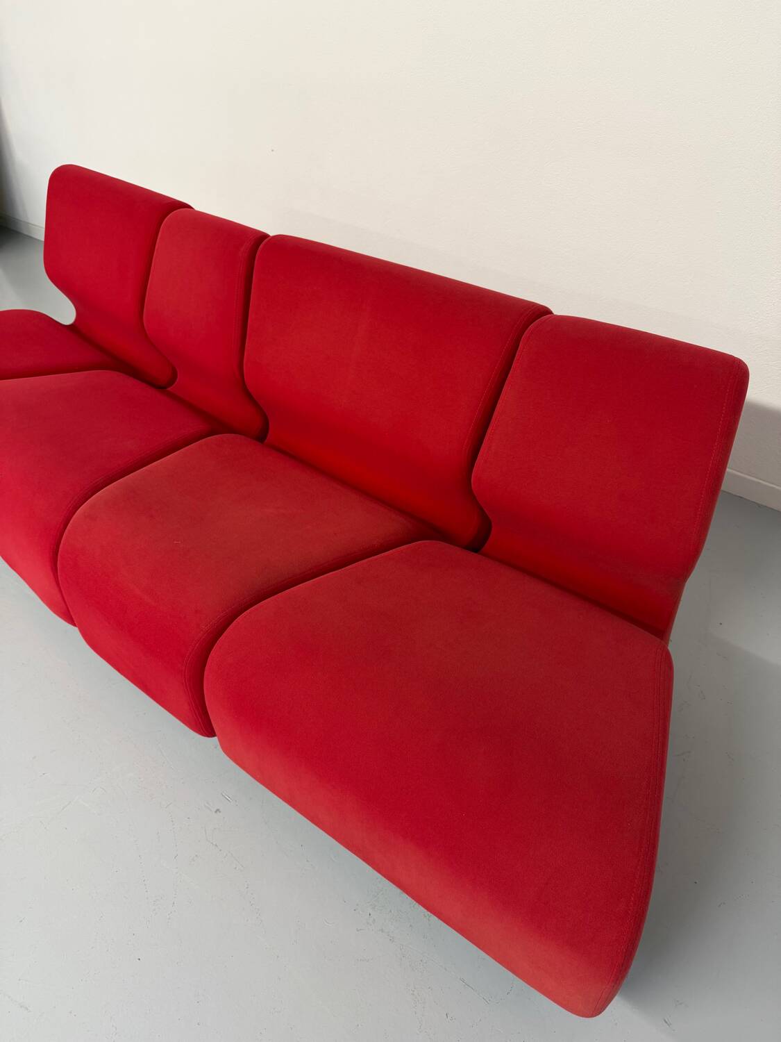 Modular design canapé Don Chadwick / Herman Miller vintage red