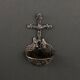 Silver stoup with 18th century Calvary decoration