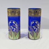 Paire de Vases Legras « Les Muguets », Art Nouveau – Fin XIXe