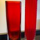 Duo of vintage vases in glass paste 70s-80s
