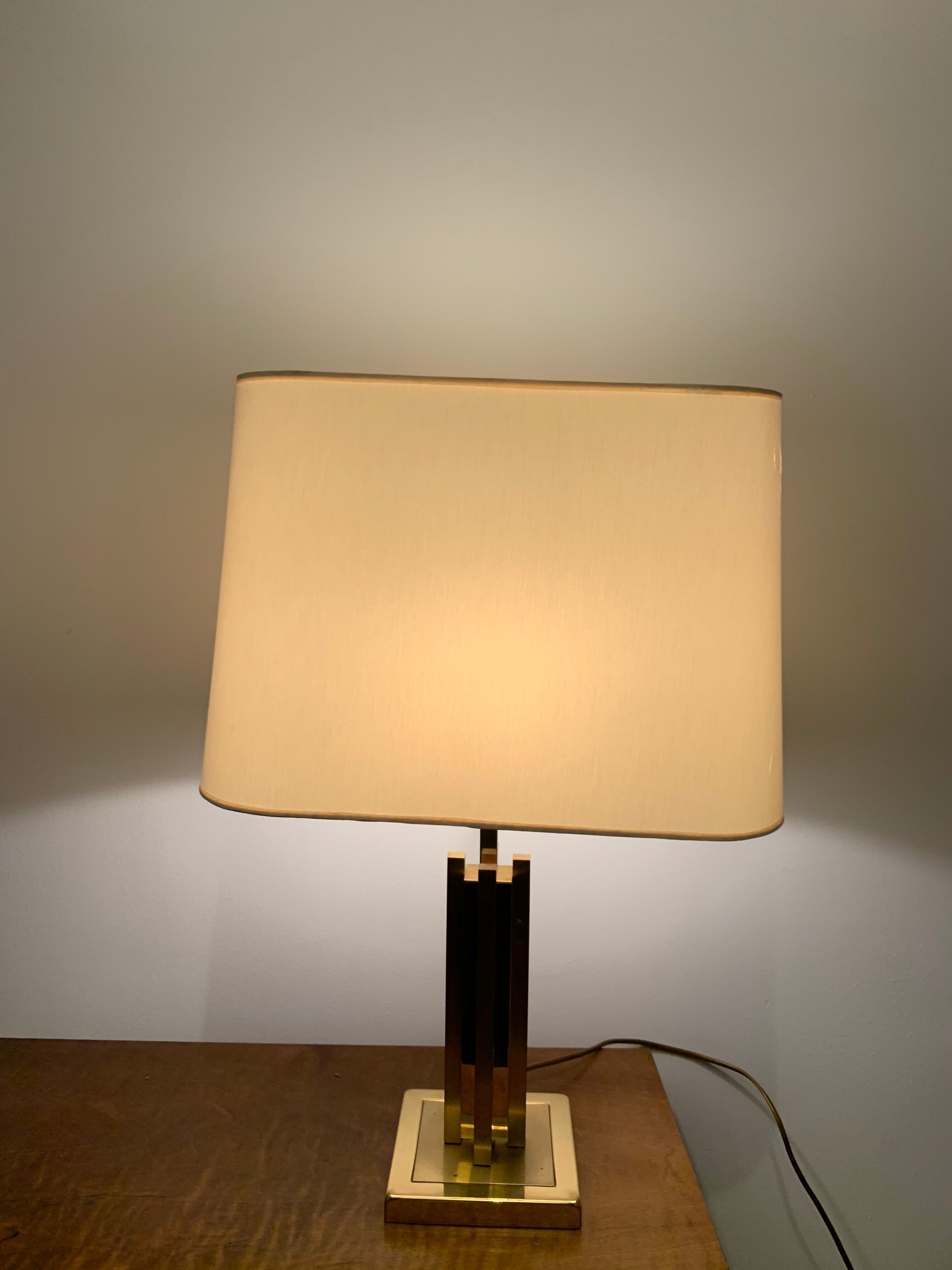 Vintage brass table lamp from Herda Netherlands, 1970