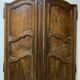 Pair of walnut doors