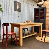 Table de ferme en chêne