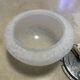 Half-globe ceiling light with speckled glass