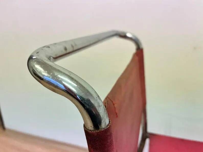 Tubular Steel Chrome Bauhaus Chair by Hynek Gottwald - 1930 (Eisengarn)