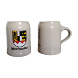 2 West Germany Oberfranken beer mugs