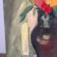 Yellow bouquet, oil on panel signed Guy de Jong.