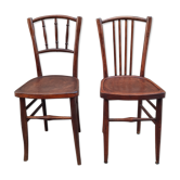 Paire de chaises  bistrot