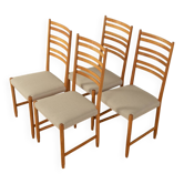 4 chaises de salle à manger des années 1960