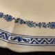 2 oval dishes serving in Gien 1900