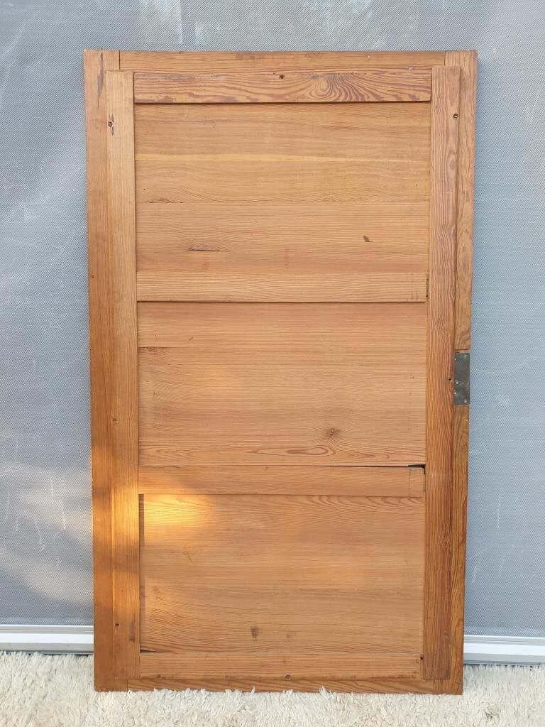 Beveled Ice Pine Door Mirror 64X120