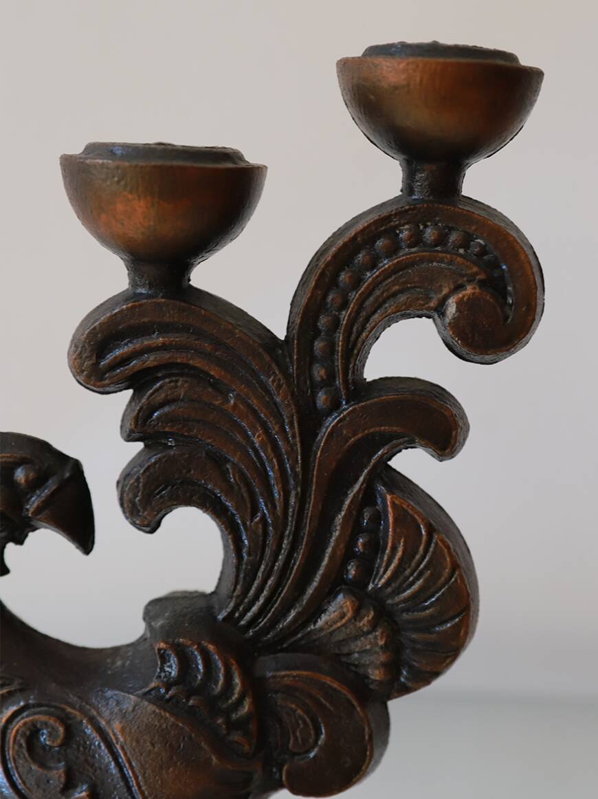 metal candle holder