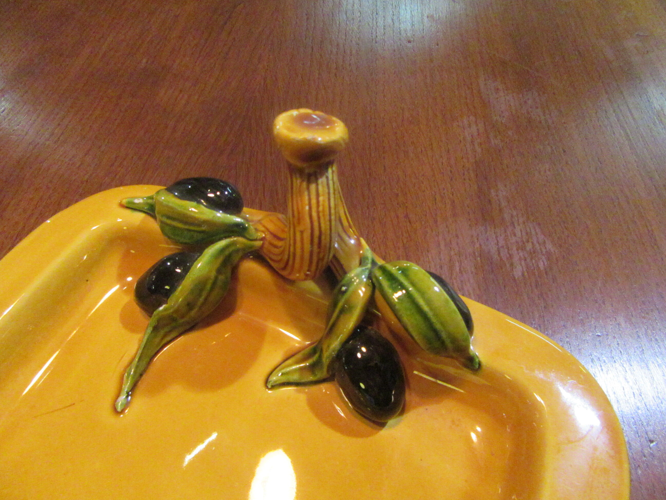 Old ceramic dish vallauris