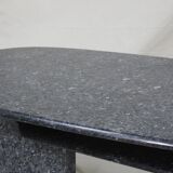 Table basse en granit bleu, circa 1980
