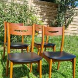 Set 4 chaises scandinaves