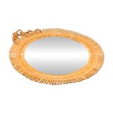Rattan sun mirror 530mm