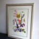 Aquarelle Fleurs de Boulait-Chausset