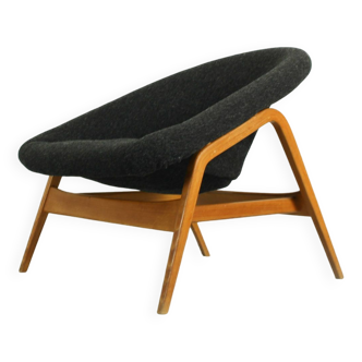 Hartmut Lohmeyer pour chaise longue Artifort modèle 118 'Columbus', Pays-Bas 1955