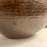 Signed stoneware vase
