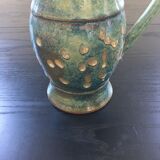 Pitcher blue green decoration peas