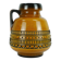 huge 60's VASE jug model 88 35 amber and brown with black abstract pattern