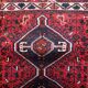 1930s Handmade Wool Rug with Three Medallions, 114 × 159 cm - 1C1294