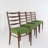 Set van 4 Pastoe ST09 teak stoelen 'Bilderdijk'