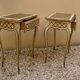 Paire de petites table 1900 de style Louis xv