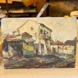 Oil on Panel Painting by Marcel Leprin