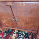 Empire walnut burl secretary